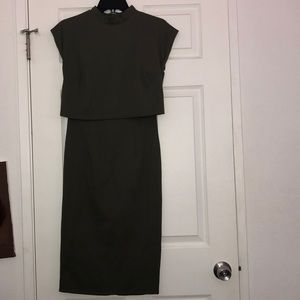 Mock neck dress